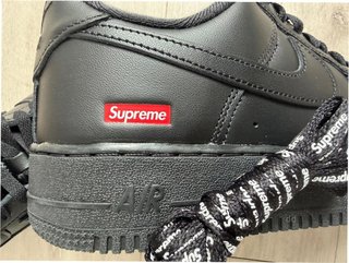 Nike Air Force 1 Supreme Negro EU39
