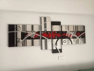 Conjunto de 4 cuadros modernos