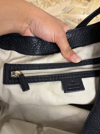 Borsa a spalla Gucci Soho Pelle Nera