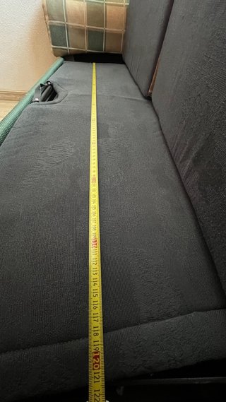 Sofá cama y 4 sillas tela