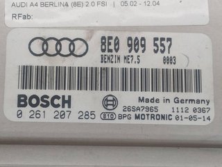 CENTRALITA MOTOR UCE AUDI A4 BERLINA (8E) 2.0