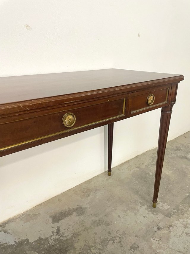 Consola o entradita de madera con 3 cajones