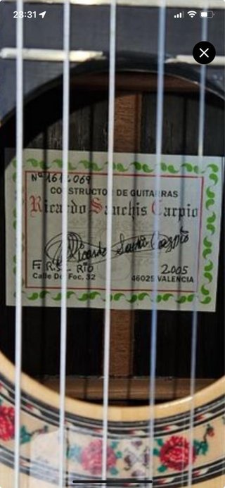 Guitarra Ricardo Sanchís RSC