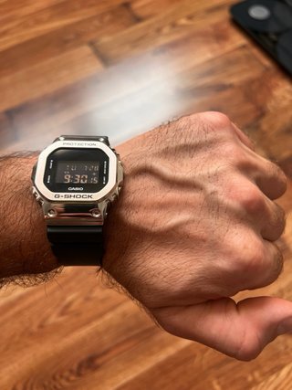 Casio G-Shock GM-5600-1ER Plata/Negro
