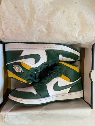 Air Jordan Mid 1 Noble Green  41