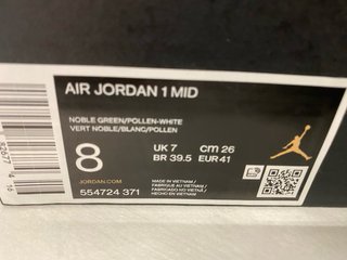 Air Jordan Mid 1 Noble Green  41