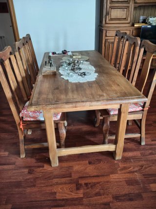 Comedor madera rústica
