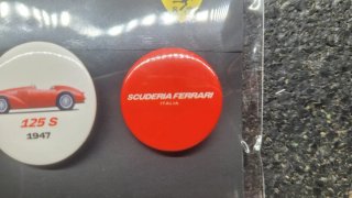 Set 3 Chapas Ferrari