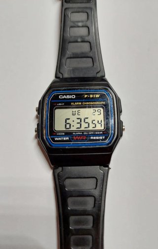 Casio F-91W Reloj Digital Negro