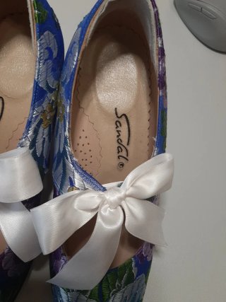 Zapatos de fallera talla 37. marca Sandal