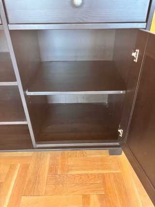 Aparador Ikea Negro-Marrón