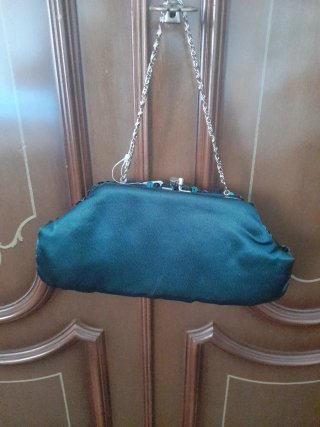 Bolso de fiesta lentejuelas verde