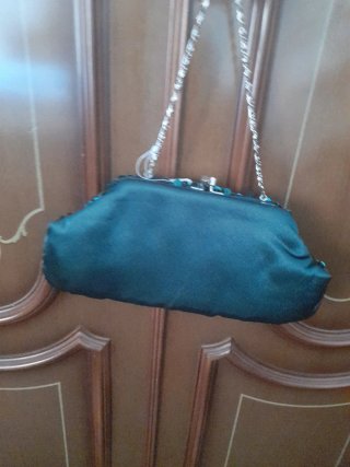 Bolso de fiesta lentejuelas verde