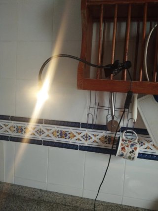 Flexo LED Ikea Negro