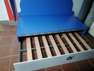 Cama juvenil con cajón y colchón