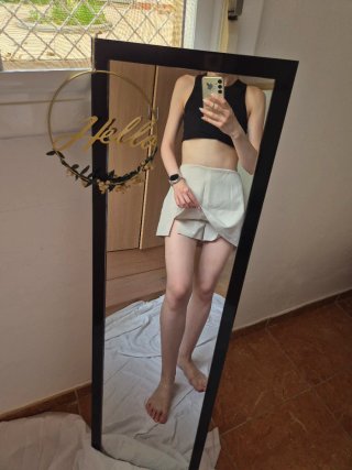 Falda pantalón blanca