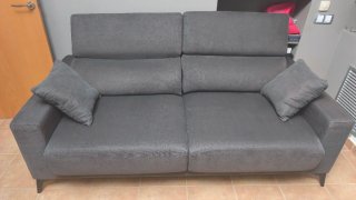 Sofá chaise longue 200 cm con asientos deslizantes