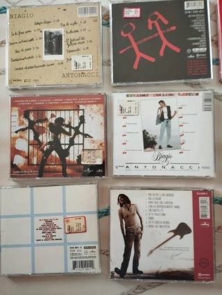 Collezione 24 CD/DVD Biagio Antonacci Rari