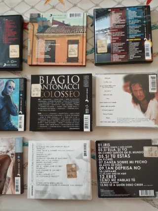 Collezione 24 CD/DVD Biagio Antonacci Rari