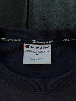 Sudadera Champion Vintage Azul Marino Talla M