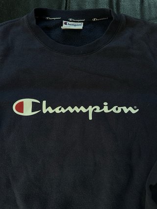 Sudadera Champion Vintage Azul Marino Talla M
