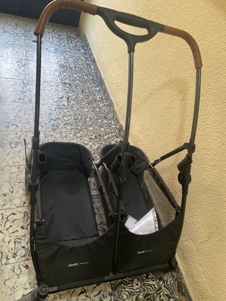 Carrito gemelar bebé
