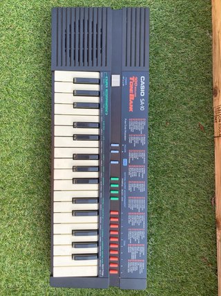 Teclado Casio SA-10 Vintage 80s
