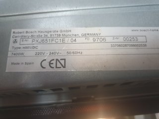 Placa Inducción Bosch Serie 6 60cm