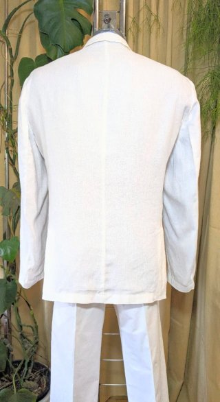 Blazer lino Adolfo Domínguez blanca T 56 Nueva