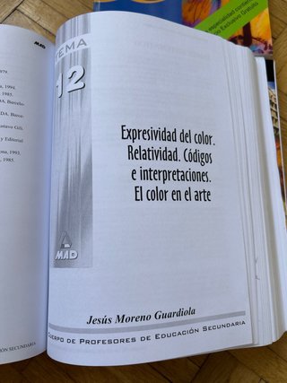 Temario oposición Dibujo Secundaria