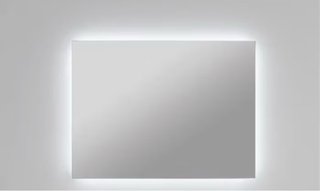 Espejo Baño Dorado con Luz LED