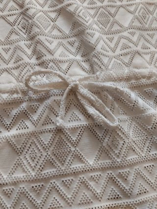 Vestido playero blanco encaje