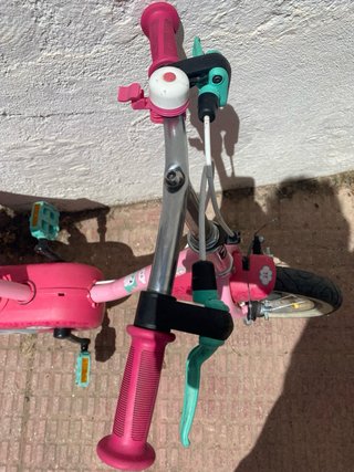 Bicicleta infantil rosa Btwin unicornio