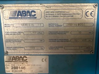 Compresor de tornillo ABAC Genesis 1110