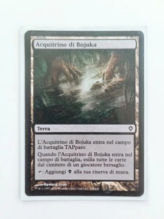 "Acquitrino di Bojuka" #132 Worldwake MTG NM