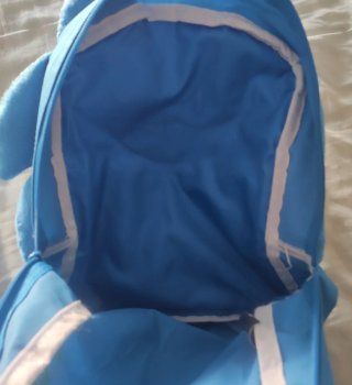 Mochila Sonic Peluche Azul