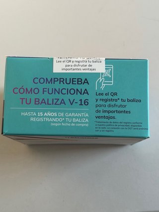 Baliza V16 Luz Emergencia Geolocalizada