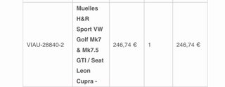 Bilstein y muelles H&R 7 GTI