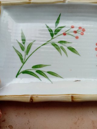 Vassoietto stile orientale con decoro