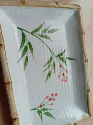 Vassoietto stile orientale con decoro