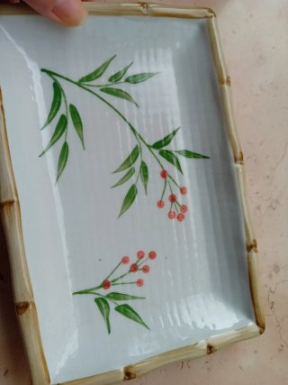 Vassoietto stile orientale con decoro