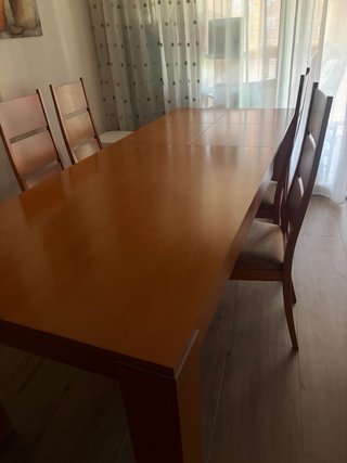 Mesa comedor extensible madera 130 cm