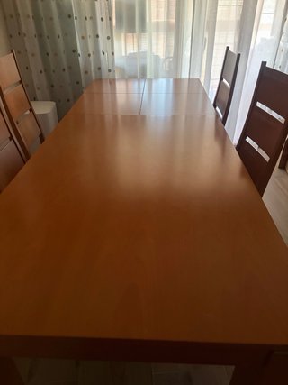 Mesa comedor extensible madera 130 cm
