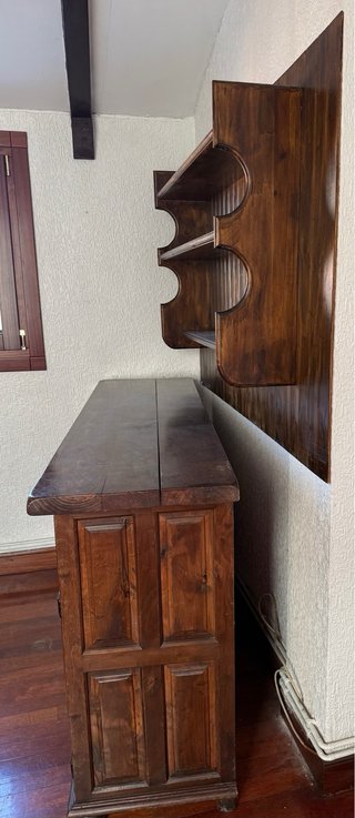 Aparador de madera maciza rústico