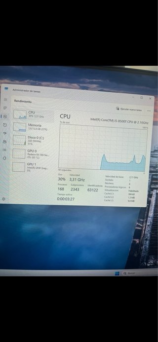 Lenovo M920x i5 8th Gen 16GB RAM RX560