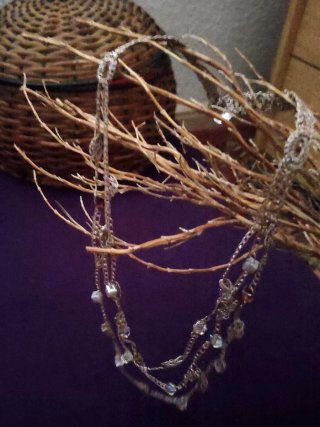 Conjunto artesanal Collar y Pendientes