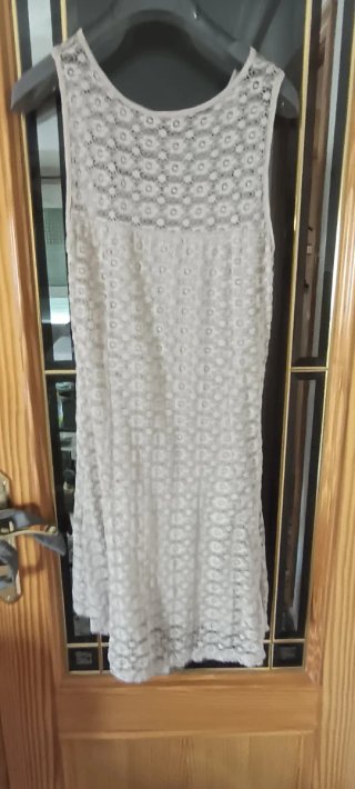 Vestido de encaje elástico talla única