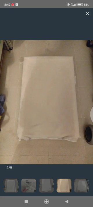 Cambiador VÄDRA IKEA con funda
