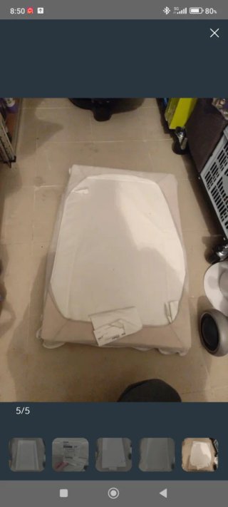 Cambiador VÄDRA IKEA con funda