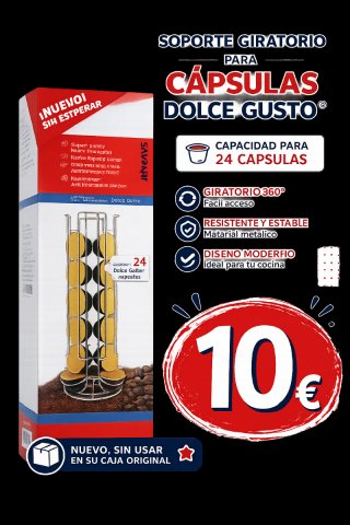 Soporte Giratorio Cápsulas Dolce Gusto